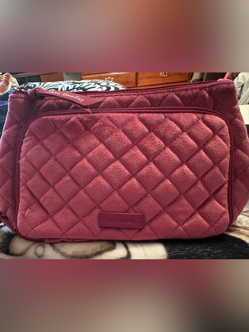 Vera Bradley makeup organizer bag